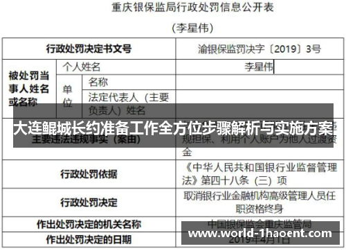 大连鲲城长约准备工作全方位步骤解析与实施方案