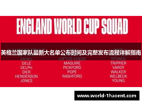 英格兰国家队最新大名单公布时间及完整发布流程详解指南